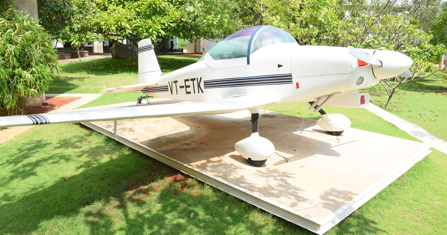 Aircraft on display for hands-on STEM learning